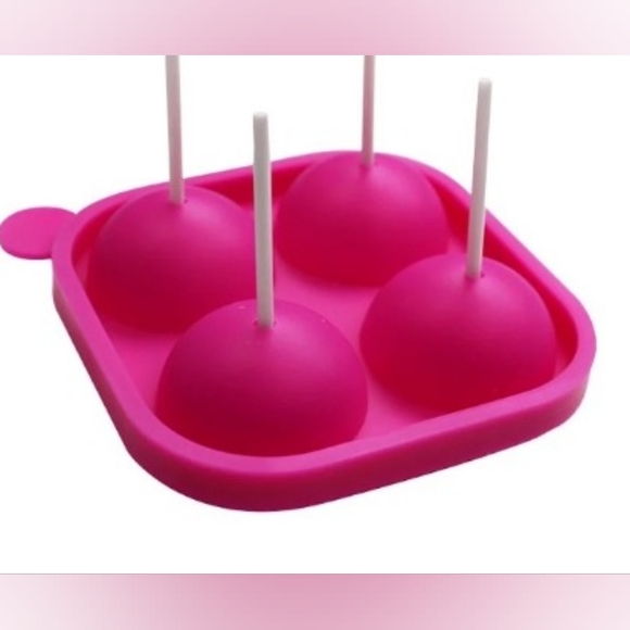 NWT Nordic Ware Cake Pop Baking Pan + Silicone Mold Round - Picture 5 of 6